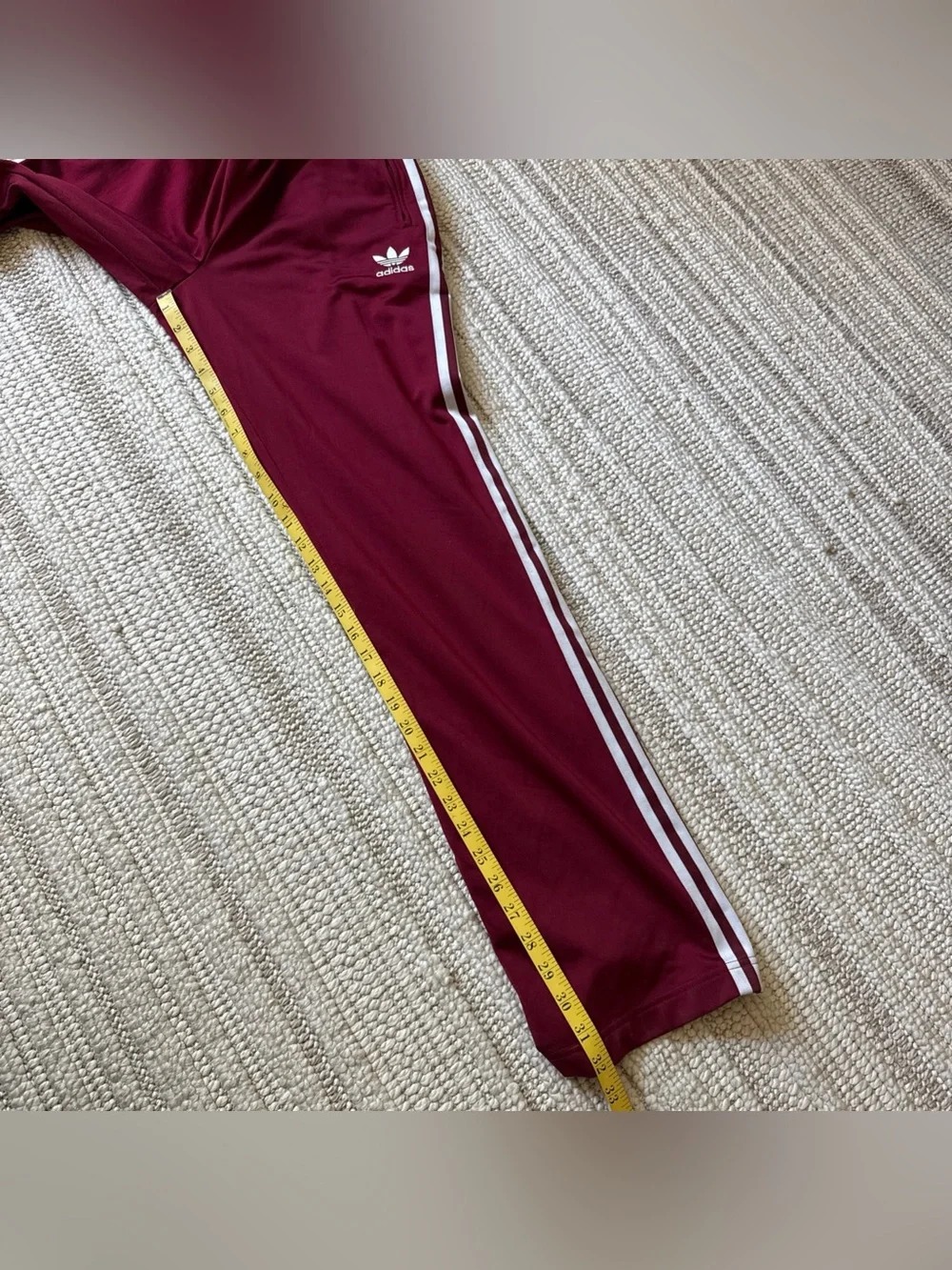 Adidas Originals Maroon Adicolor Classics Firebird Loose Track Suit XL Blue Tag